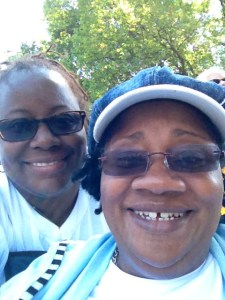 Commemorating the 50th Anniversary of the March on Washington with my Mom, who still believes my gift isn't my brain.